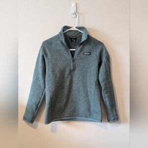 Patagonia Heathered Teal Grey Sweater XS